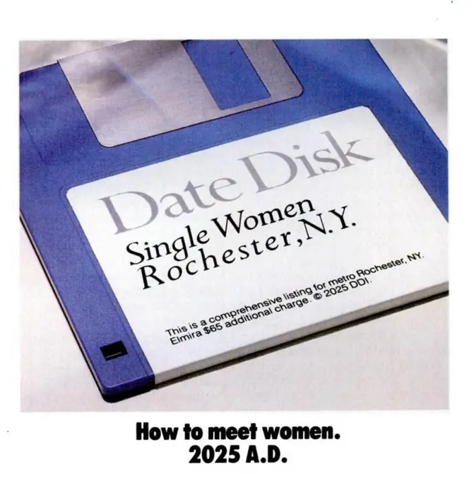 بخشی از تبلیغ سامسونگ که در شماره ۲۸ نوامبر ۱۹۸۸ مجله نیویورک منتشر شد.