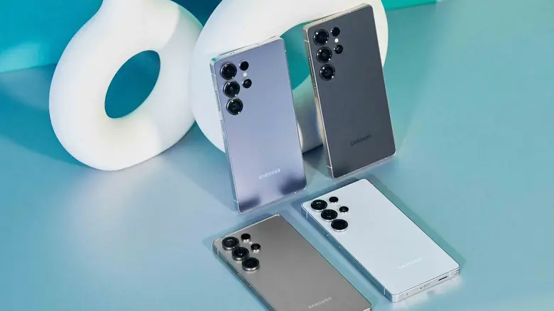 تمام گزینه‌های رنگ گوشی سامسونگ گلکسی S25 Ultra